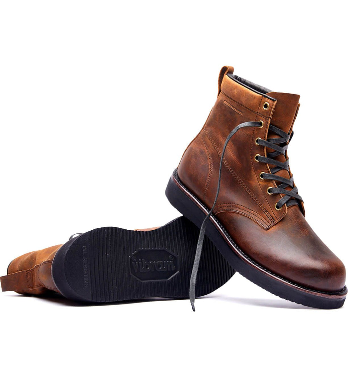 Broken Homme Mens James Boot Green Boots (NWT) Broken Homme James Boot FB12002 Mens Burgundy Leather Casual  main image 3