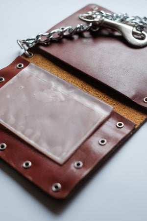 Vintage "Live to Ride" Chain Wallet