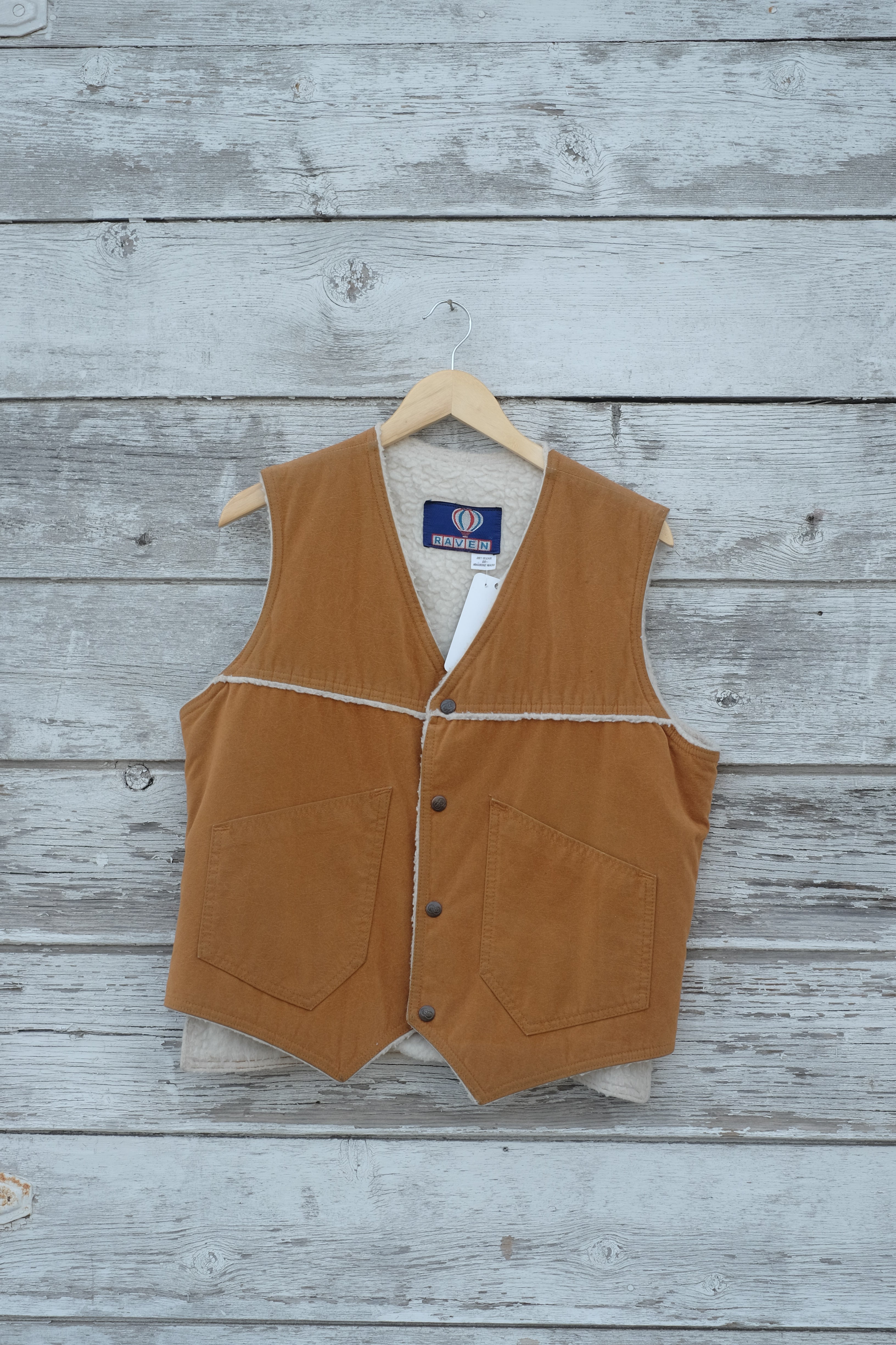 Vintage Raven Western Sherpa Vest