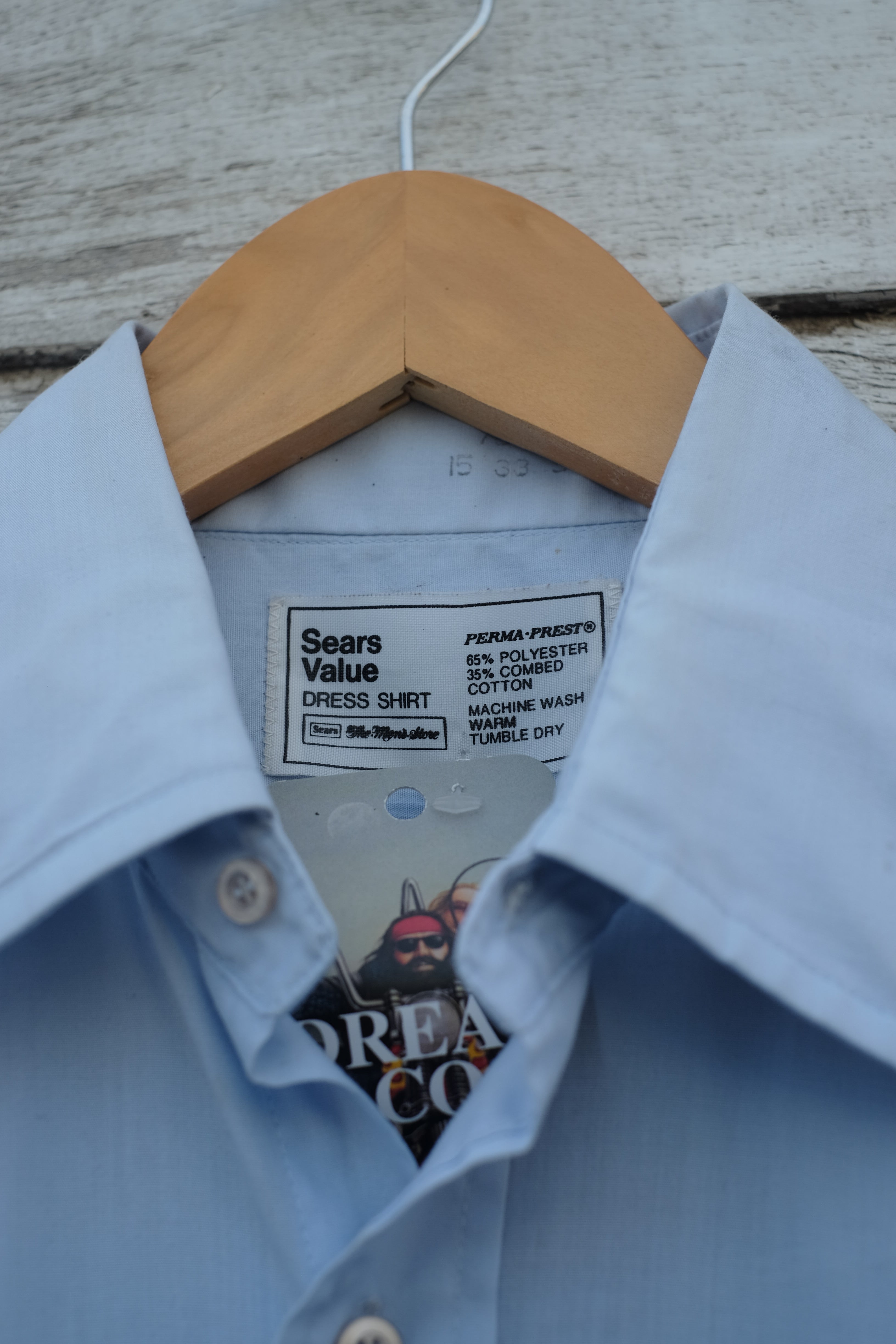 sears dress shirts NOS Vintage Sears The Men's Store Button Down Dress Shirt Made in Hong Kong