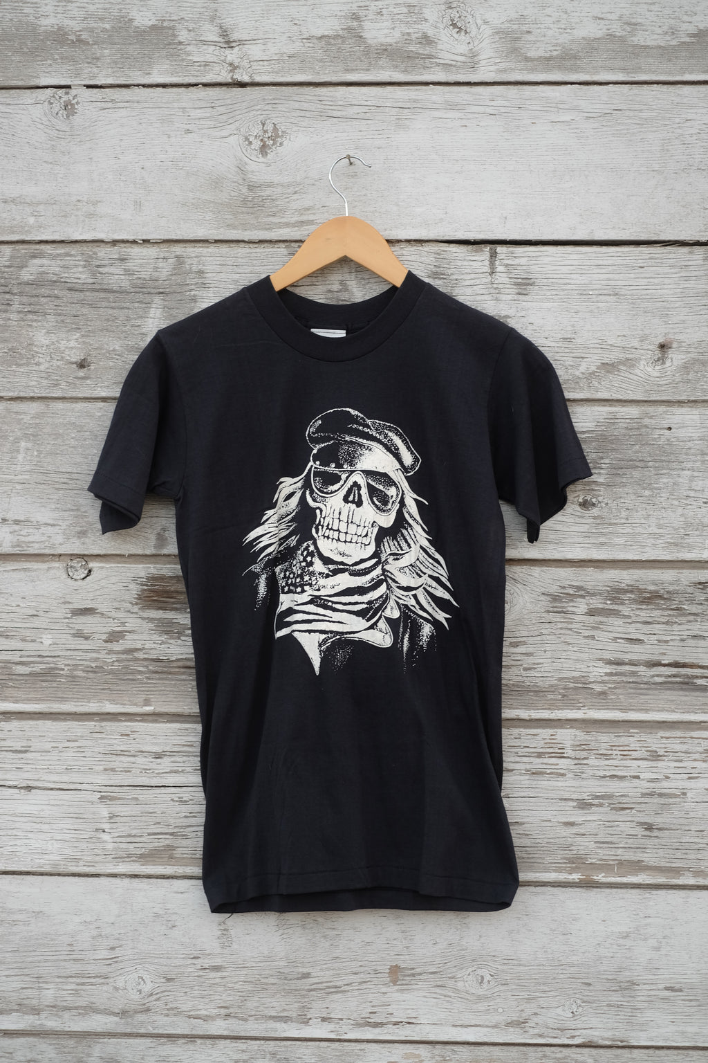 Vintage Superior MC Parts Skeleton Biker T-Shirt