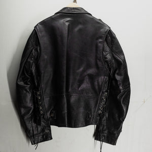Vintage Double Breasted Leather Riders Jacket