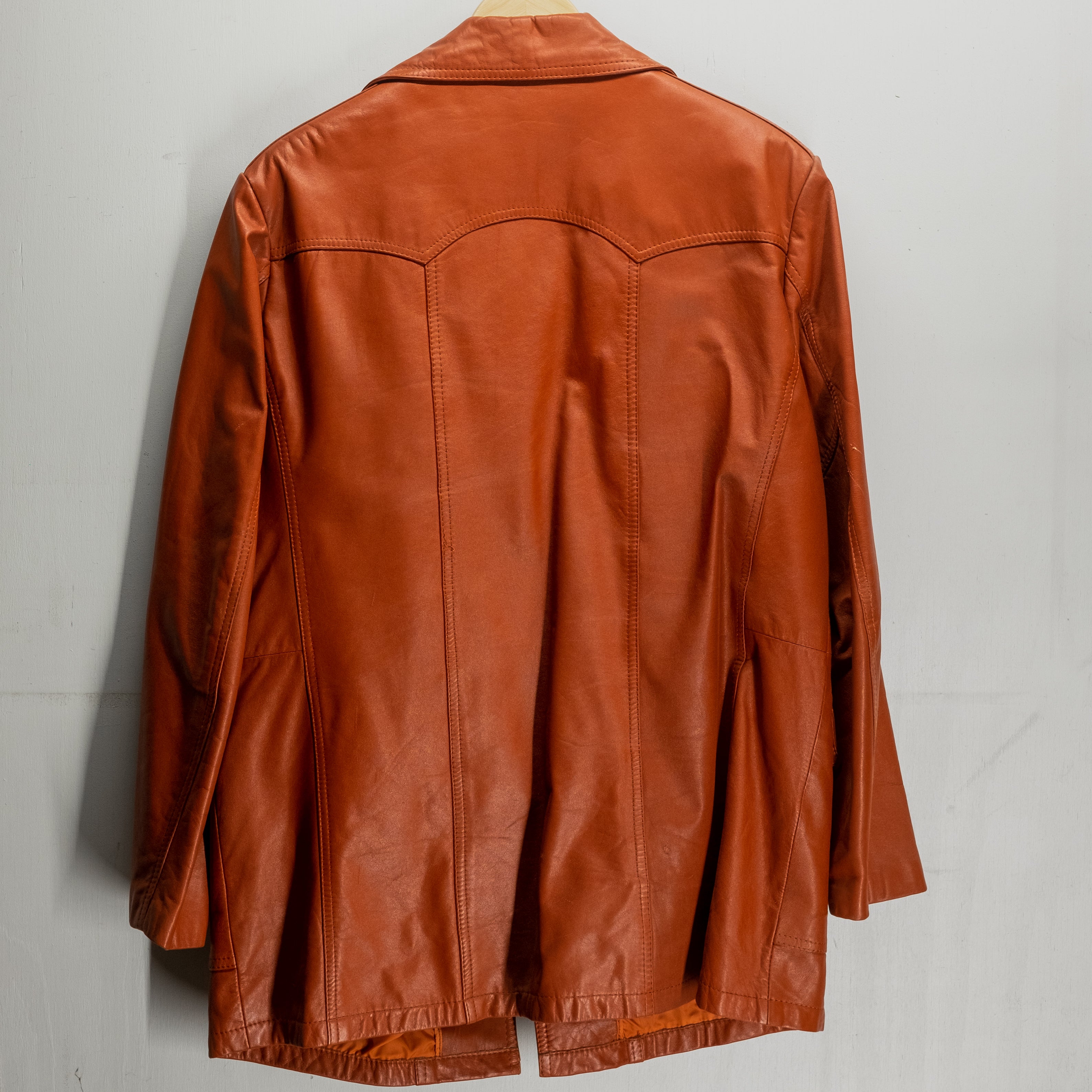 Vintage Sears Western Wear Leather Jacket (with lining)