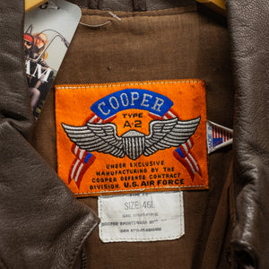 Cooper Type Air Force Leather Bomber Jacket