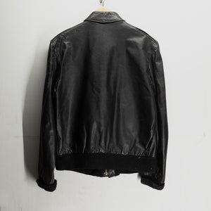 Vintage Texas Leather Factory Leather Bomber Jacket