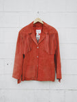 Vintage Red Fringe Jacket