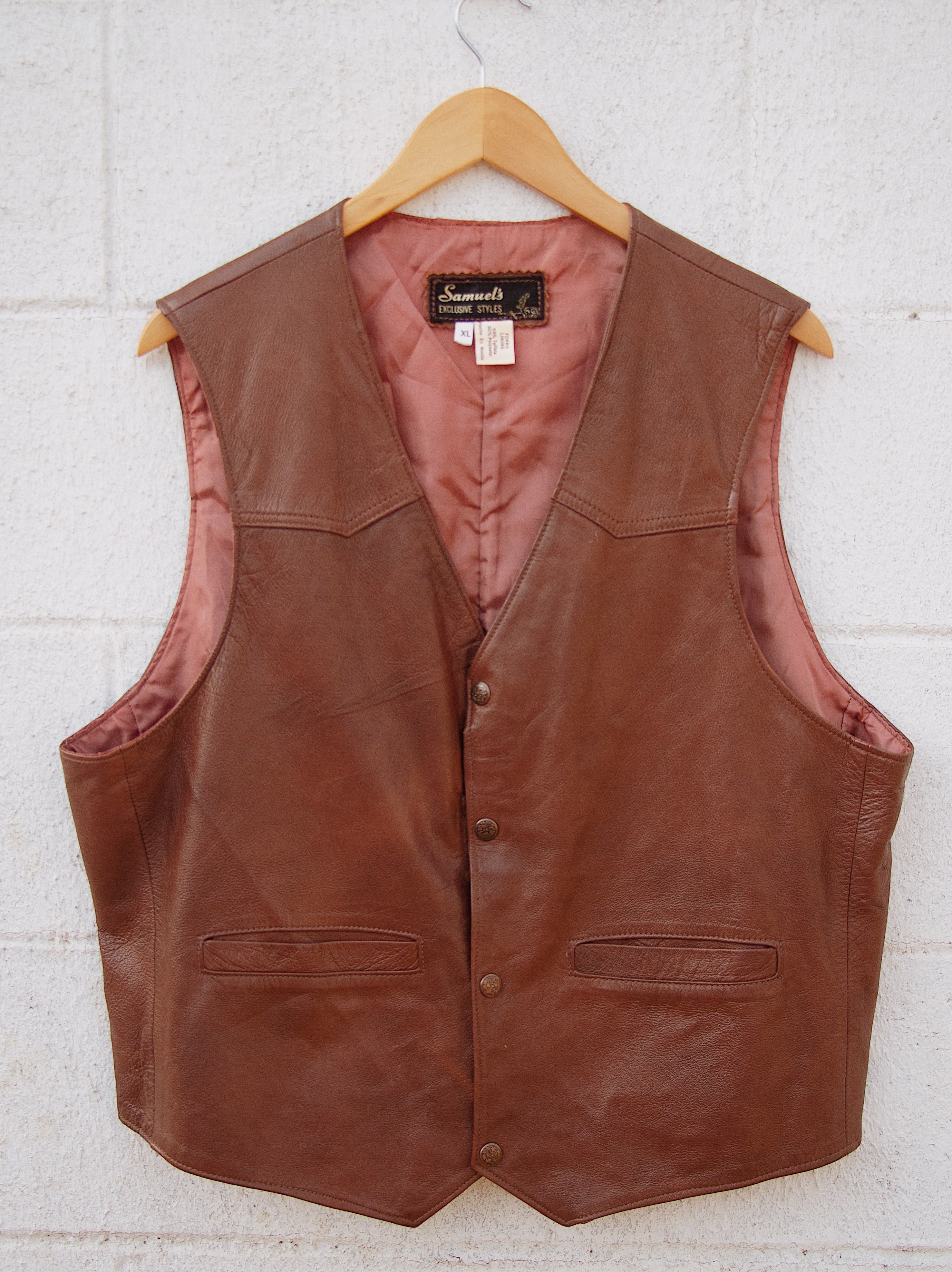 Vintage Leather Vest