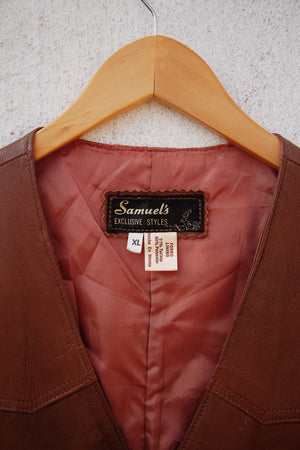 Vintage Leather Vest